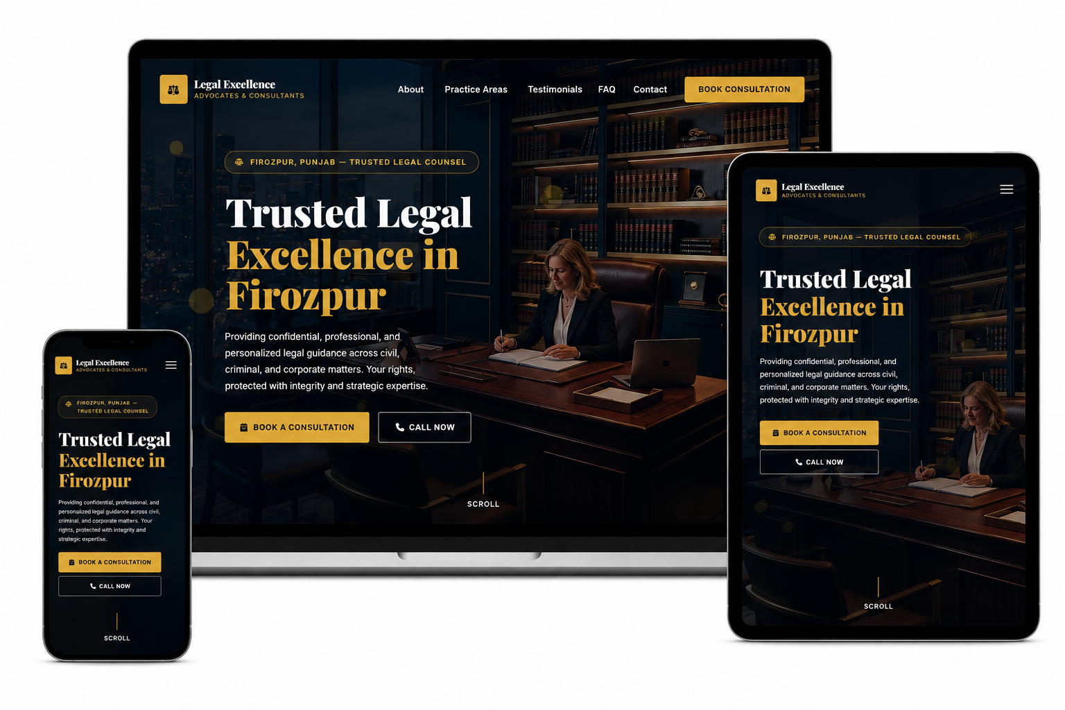 Professional Law Firm Website Design
